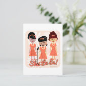 サッシー60年代ガールグループ ポストカード (スタンド正面)