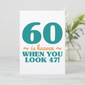 サッシー60誕生日 カード (スタンド正面)