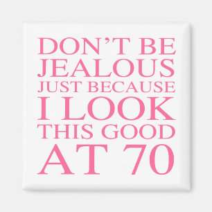 サッシー70誕生日for Women マグネット
