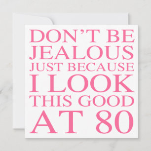 サッシー80誕生日for Women カード