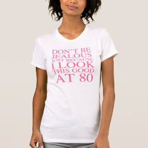 サッシー80誕生日for Women Tシャツ