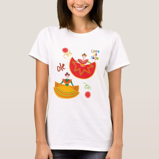 サッシー・シンコ・デ・マヨTシャツ Tシャツ (正面)