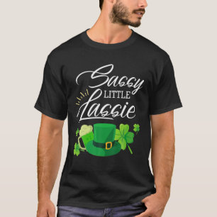 サッシー・リトル・ラッシー・セント・パトリック・デおもしろいー Tシャツ