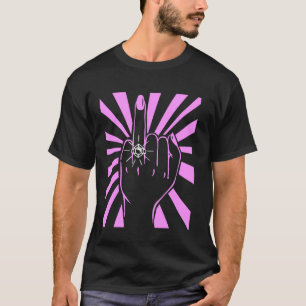 サッシー リングフィンガー ウェディング バチェラー パーティー 新婚 Tシャツ