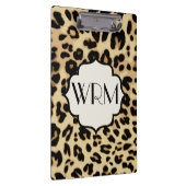 サッシー·レオパード·プリモノグラムのント クリップボード (右)