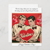 サッシー・ヴァレンティネス・デー ノートカード (正面/裏面)