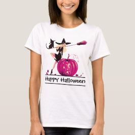 サッシーHalloween Witch Woman's Shirt Tシャツ