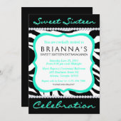 サッシーSweet sixteen招待状 招待状 (正面/裏面)