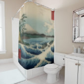サッタポイントからのシービュー シャワーカーテン (インサイチュ)