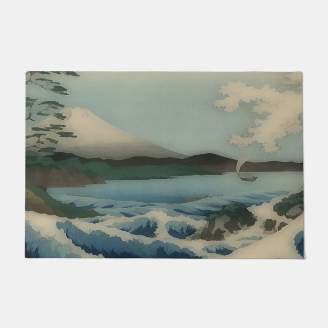 サッタポイントからのシービュー ドアマット (正面)