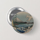 サッタ沖の海の富士 缶バッジ (正面&裏面)