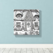 サッチコテージ#12 キャンバスプリント (インサイチュ (ウッドフロア))