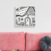 サッチコテージ#16 キャンバスプリント (インサイチュ (リビング))