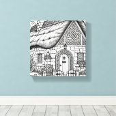 サッチコテージ#16 キャンバスプリント (インサイチュ (ウッドフロア))