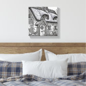 サッチコテージ#20 キャンバスプリント (インサイチュ (寝室))