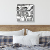 サッチコテージ#31 キャンバスプリント (インサイチュ (寝室))