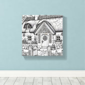 サッチコテージ#35 キャンバスプリント (インサイチュ (ウッドフロア))