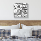 サッチコテージ#36 キャンバスプリント (インサイチュ (寝室))