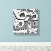 サッチコテージ#36 キャンバスプリント (インサイチュ (ウッドフロア))