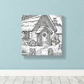 サッチコテージ#39 キャンバスプリント (インサイチュ (ウッドフロア))