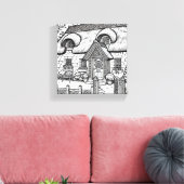 サッチコテージ#40 キャンバスプリント (インサイチュ (リビング))