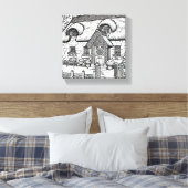 サッチコテージ#40 キャンバスプリント (インサイチュ (寝室))