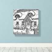 サッチコテージ#40 キャンバスプリント (インサイチュ (ウッドフロア))