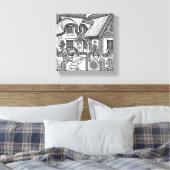 サッチコテージ#41 キャンバスプリント (インサイチュ (寝室))