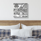 サッチコテージ#42 キャンバスプリント (インサイチュ (寝室))