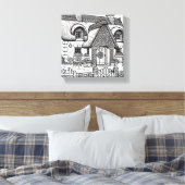 サッチコテージ#47 キャンバスプリント (インサイチュ (寝室))