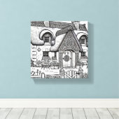 サッチコテージ#47 キャンバスプリント (インサイチュ (ウッドフロア))