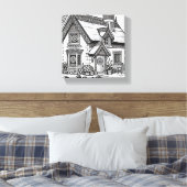 サッチコテージ#49 キャンバスプリント (インサイチュ (寝室))