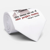 サッチャーの社会主義引用文 ネクタイ (ロール)