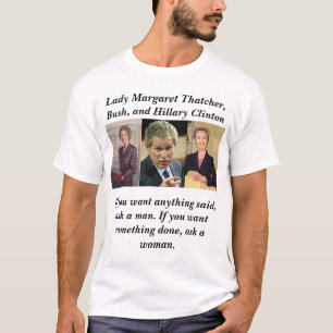 サッチャー、ブッシュ、クリントン Tシャツ