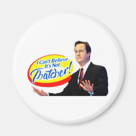 サッチャ信じーじゃない！ マグネット (正面)