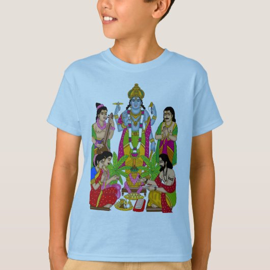 サッティヤナーラーヤンTシャツ Tシャツ (正面)