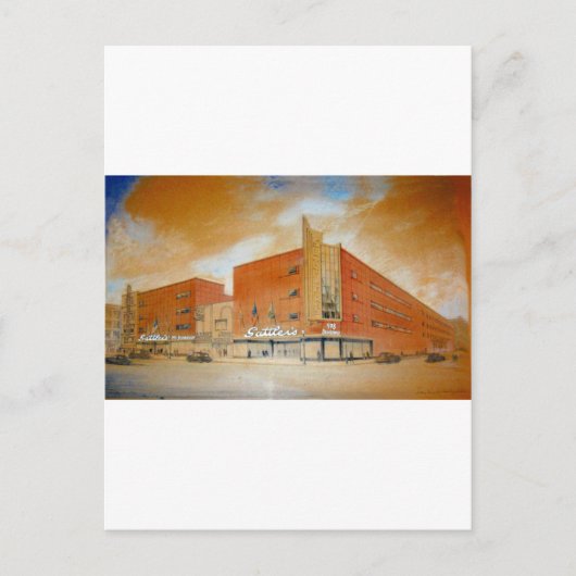 サットラーズ デパートメント ストア 998 ブロードウェイ バッファロー ニューヨーク ポストカード (正面)