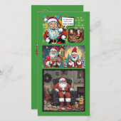 サッドサンタ（家族から家族）フラットカード (正面/裏面)