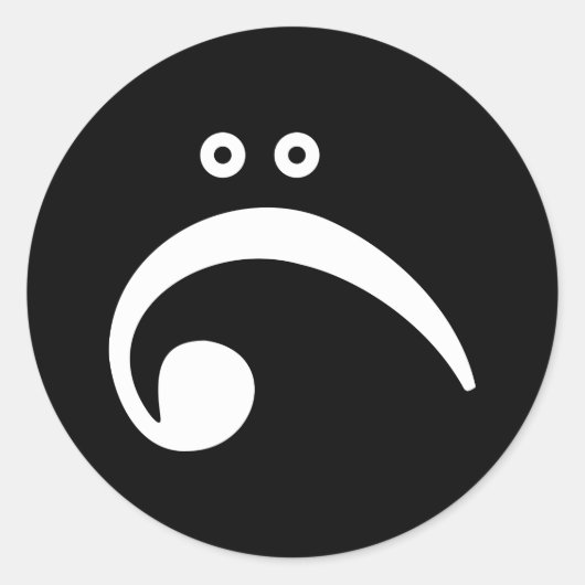 サッドベースクレフ、 音符記号 ラウンドシール (正面)