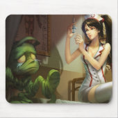 サッドミイゲームマウスパッド | カスタマイズ可能マウスパッド マウスパッド (正面)