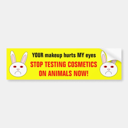 サッドラボラビットバンパーステッカー バンパーステッカー (正面)