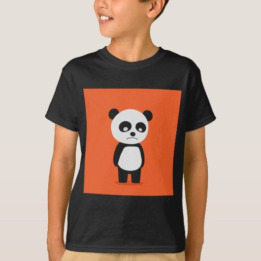 サッド・パンダ Tシャツ (正面)