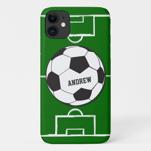 サッパーソナライズされたカーボールと野原 Case-Mate iPhoneケース (裏面)