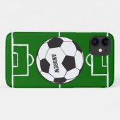 サッパーソナライズされたカーボールと野原 Case-Mate iPhoneケース (裏面(横))