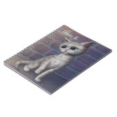 サッパーソナライズされたド子猫 ノートブック (左側)