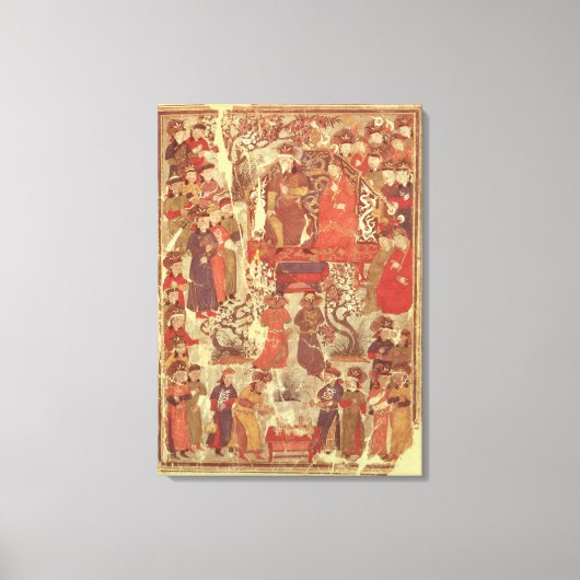 サップさんPers.Genghis Khanとその妻 キャンバスプリント (正面)