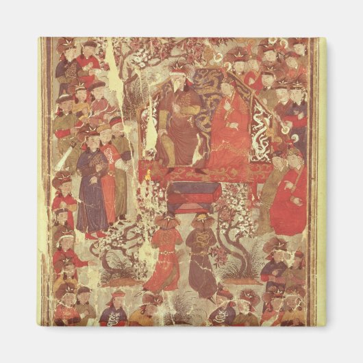 サップさんPers.Genghis Khanとその妻 マグネット (正面)