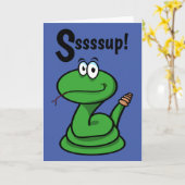 サップ！ヘビ カード (黄色い花)