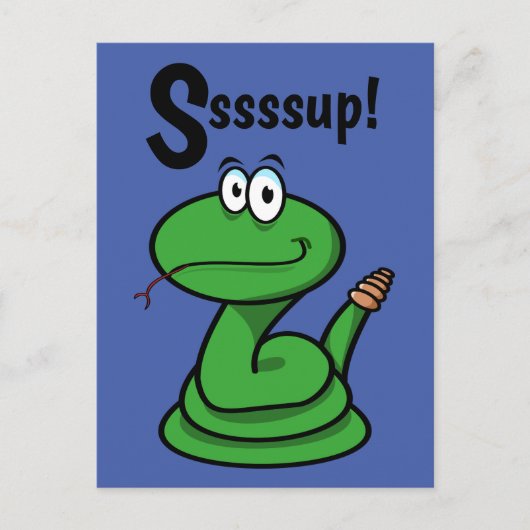 サップ！ヘビ ポストカード (正面)