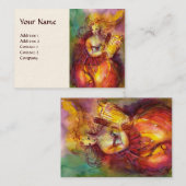 サッポ，ダンス音楽と詩，クリーム 名刺 (正面/裏面)